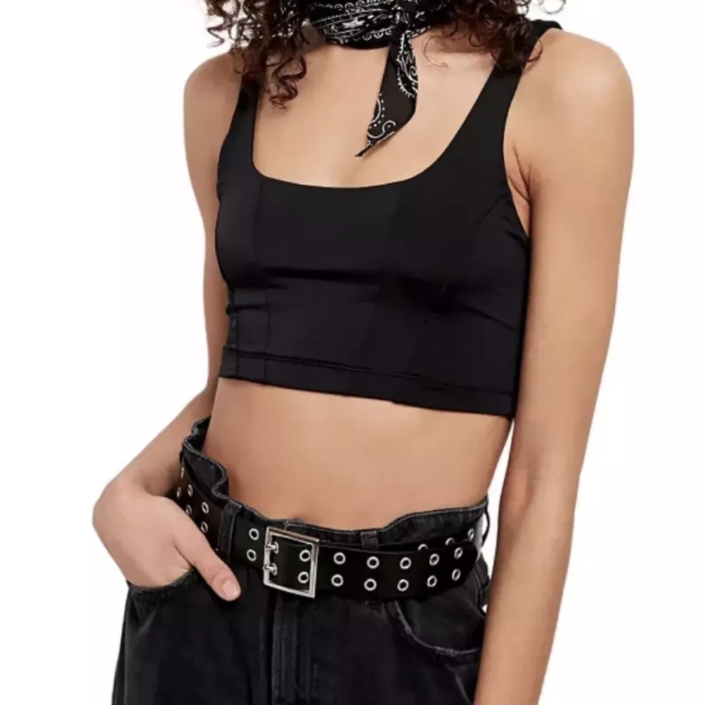 Free People Black Women's Crop Top
